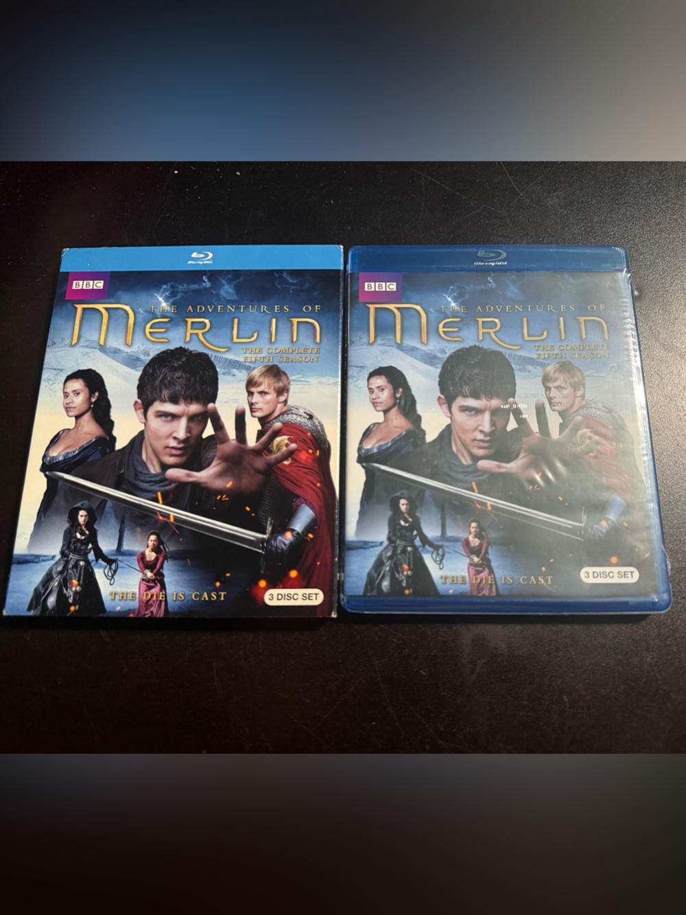 BBC the adventures of Merlin the complete 5th season 3 disc Blu-ray set new bx5